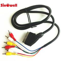 ΑΠΛΟ SCART - 6X RCA 1.5M-thumb-2