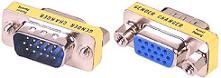 MINI ADAPTOR HD 15 PIN ΑΡΣ - HD 15 PIN ΘΗΛYKO