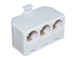 ADAPTOR 1 ΑΡΣ - 3Χ ΘΗΛ 6P4C-thumb-2