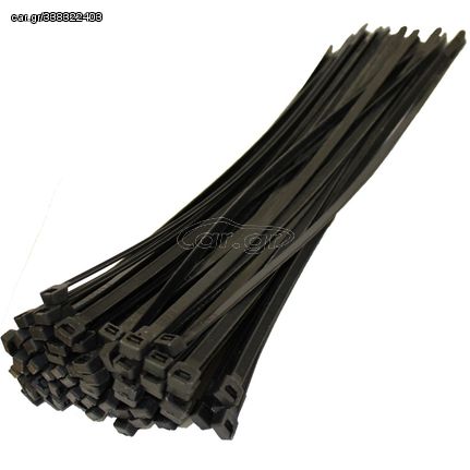 ΔΕΜΑΤΙΚΑ 100 ΤΕΜ CABLE TIES 292X3.6mm ΜΑΥΡΑ