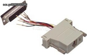 ADAPTOR 25 PIN ΑΡΣ - RG45 ΘΗΛ