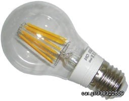 ΛΑΜΠΤΗΡΑΣ LED FILAMENT DIMMABLE 8W E27 - Α60