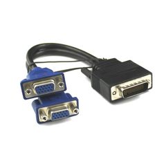 ΚΑΛΩΔΙΟ SPLITTER DVI-I ΣΕ 2x VGA ΕΠΙΧΡΥΣΩΜΕΝΟ