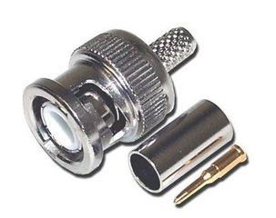 BNC MALE CONNECTOR RG58/U ΠΡΕΣΑΡΙΣΤΟ