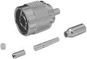 N-TYPE MALE REVERSE CONNECTOR RG174 ΠΡΕΣΑΡΙΣΤΟ TEFLON