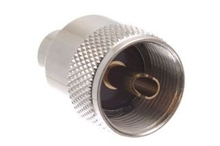 UHF MALE CONNECTOR RG58/U ΣΤΡΙΦΤΟ ΒΑΚΕΛΙΤΗ