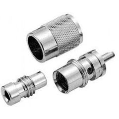 UHF MALE CONNECTOR ΕΠΑΡΓΥΡΟ TEFLON ΜΕ ΚΩΝΙΚΟ ΠΡΟΣΑΡΜΟΓΕΑ