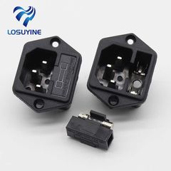 ΦΙΣ C14 ΕΙΣΟΔΟΥ ΤΡΟΦΟΔΟΣΙΑΣ ΣΑΣΙ 220V 10A ΜΕ ΑΣΦΑΛΕΙΟΘΗΚΗ