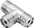 UHF T 3 ΘΗΛΥΚΟ ADAPTOR ΤΡΙΠΛΟ