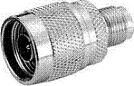 N-TYPE ΑΡΣΕΝΙΚΟ ADAPTOR ΣΕ TNC ΘΗΛΥΚΟ TEFLON-thumb-2