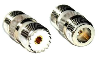 N-TYPE FEMALE ADAPTOR ΣΕ UHF FEMALE TEFLON