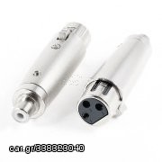 XLR ΘΗΛΥΚΟ ADAPTOR ΣΕ RCA ΘΗΛΥΚΟ