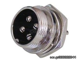 CB CONNECTOR ΓΙΑ ΣΑΣΙ MALE 4 PINS, MIC334