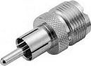 RCA MALE ADAPTOR ΣΕ UHF FEMALE