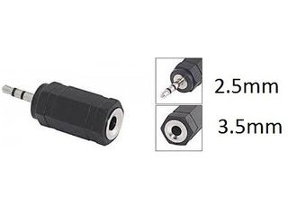 ΚΑΡΦΙ ΑΡΣΕΝΙΚΟ 2,5mm ADAPTOR ΣΕ ΚΑΡΦΙ ΘΗΛΥΚΟ 3,5mm STEREO (TRS)