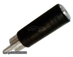 RCA ΑΡΣΕΝΙΚΟ ADAPTOR ΣΕ ΜΟΝΟΦΩΝΙΚΟ ΚΑΡΦΙ (TS) 3,5mm