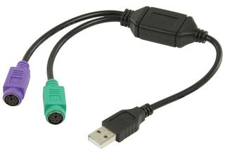 USB ΓΙΑ PS/2 (MINI DIN) ΠΛΗΚΤΡΟΛΟΓΙΟ ΚΑΙ ΠΟΝΤΙΚΙ