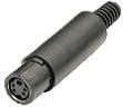 MINI DIN 8 PIN CONNECTOR ΘΗΛΥΚΟ