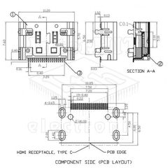 MINI HDMI ΠΛΑΚΕΤΑΣ SMD-thumb-2