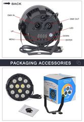 ΠΡΟΒΟΛΕΑΣ PAR MINI LED & DMX INTERFACE + WHITE-thumb-2