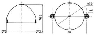 FLASH LIGHT MINI 24V ΚΟΚΚΙΝΟ-thumb-1