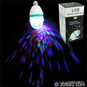 LED LIGHT EFFECT LAMP E27 ΑΥΤΟΝΟΜΗ 3X1W