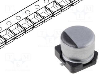 ΠΥΚΝΩΤΗΣ ΗΛΕΚΤΡΟΛΥΤΙΚΟΣ SMD 330μF/35V 105°C 10X10