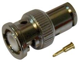 BNC MALE CONNECTOR RG59/U ΚΟΛΛΗΤΟ
