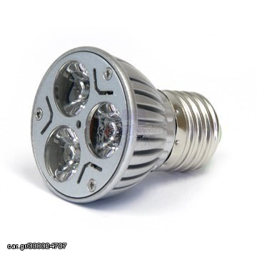 ΛΑΜΠΑ LED ΠΡΟΒΟΛΑΚΙ 12V E27 3W 6000K