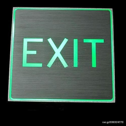 ΠΙΝΑΚΙΔΑ LED ΑΛΟΥΜΙΝΙΟΥ 1W EXIT 2