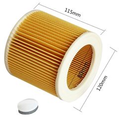 ΦΙΛΤΡΟ HEPA ΒΑΡΕΛΑΚΙ 80mm KARCHER MV2 MV3 WD3, A2024, A2101, 6.414-552.0