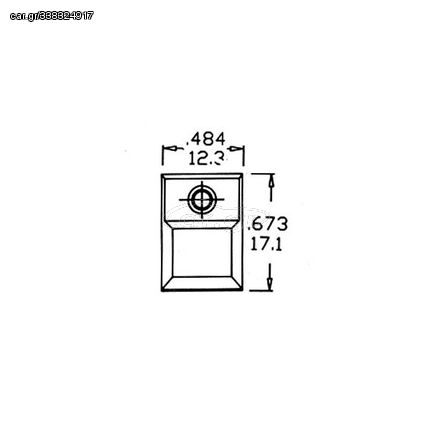 PUSH BUTTON ΓΙΑ ΠΛΑΚΕΤΑ ΑΣΠΡΟ