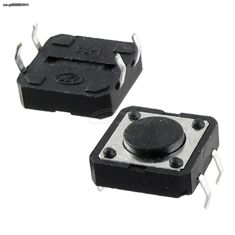 TACT SWITCH 12*12mm ΥΨΟΣ 4.3mm