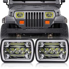 LED ΠΡΟΒΟΛΕΑΣ ΠΑΡΑΛΛΗΛΟΓΡΑΜΜΟΣ ΜΕ ΒΥΣΜΑ Η4, Jeep Wrangler Xj