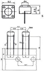 TACT SWITCH 6*6mm ΥΨΟΣ 5mm 2 PIN-thumb-1