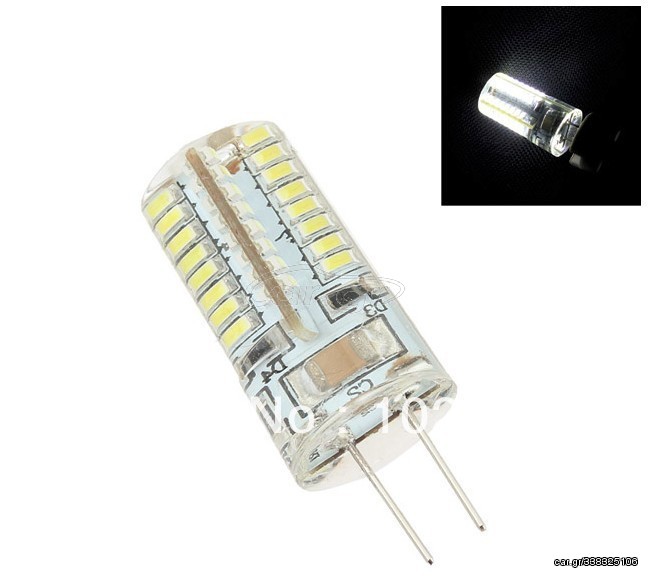 ΛΑΜΠΑ ΣΙΛΙΚΟΝΗΣ G4 3w COOL WHITE 230v AC