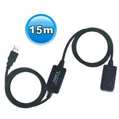 ΚΑΛΩΔΙΟ ΠΡΟΕΚΤΑΣΗΣ USB2 ΜΕ ΕΝΙΣΧΥΤΗ 15 ΜΕΤΡΑ