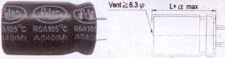 22μF 16V 5φX7L 85°C