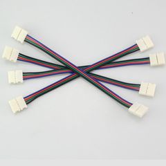 ΚΑΛΩΔΙΟ ΣΥΝΔΕΣΗΣ ΤΑΙΝΙΑΣ LED 10mm RGB DUBLE