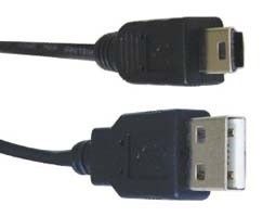 ΚΑΛΩΔΙΟ USB ΣΕ ΜΙΝΙ USB 5PIN 0.2 MΕΤΡΑ