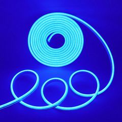 ΕΥΚΑΜΠΤΗ ΤΑΙΝΙΑ ΜΕ ΨΥΧΡΑ ΜΠΛΕ NEON LED 12V, 5ΜΕΤΡΑ