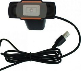 WEB CAMERA USB ΜΕ ΜΑΝΤΑΛΑΚΙ ΓΙΑ ΟΛΑ ΤΑ PC ΜΑΥΡΗ