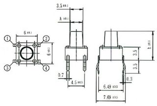 TACT SWITCH 6*6mm ΥΨΟΣ 7mm-thumb-2