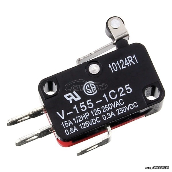 ΤΕΡΜΑΤΙΚΟ MICROSWITCH ΜΕΣΑΙΟ ΜΕ ΕΛΑΣΜΑ ΚΑΙ ΡΟΔΑΚΙ