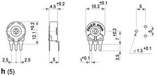 ΤΡΙΜΕΡ ΟΡΘΙΟ PIHER 10mm-thumb-1