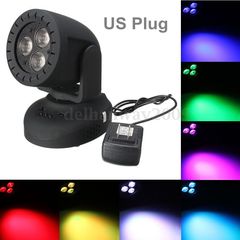 LED ΠΕΡΙΣΤΡΟΦΙΚΗ ΚΕΦΑΛΗ LEAD RGB 3x4W Multicolor