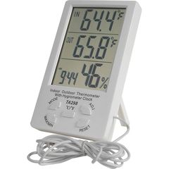 ΘΕΡΜΟΜΕΤΡΟ-ΥΓΡΟΜΕΤΡΟ ΨΗΦΙΑΚΟ +CLOCK