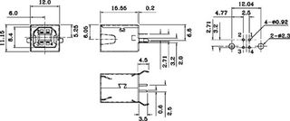 USB B ΠΛΑΚΕΤΑΣ PCB ΟΡΘΙΟ-thumb-1