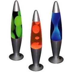 ΦΩΤΙΣΤΙΚΟ LAVA LAMP ΜΕ ΚΕΡΙ ΜΠΛΕ ΜΕ ΚΙΤΡΙΝΟ ΚΕΡΙ