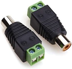 RCA CONNECTOR ΘΗΛΥΚΟ ΣΕ ΚΛΕΜΑ 2P